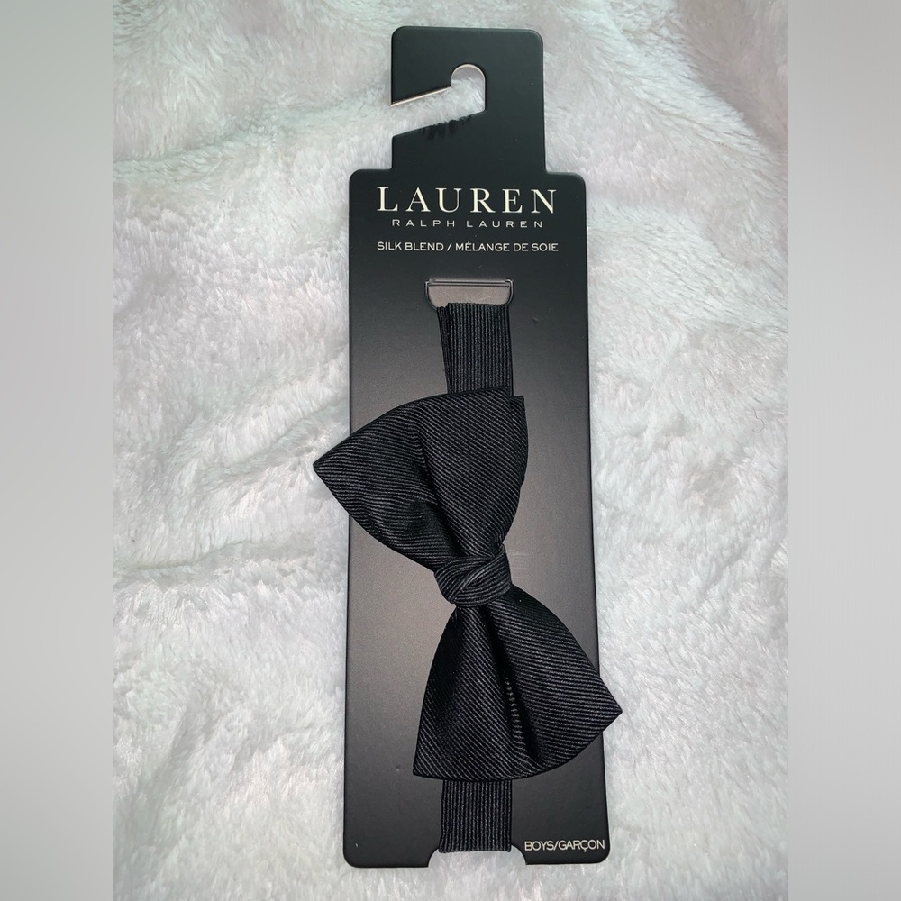 Lauren Ralph Lauren Boys Bow Tie (Black)